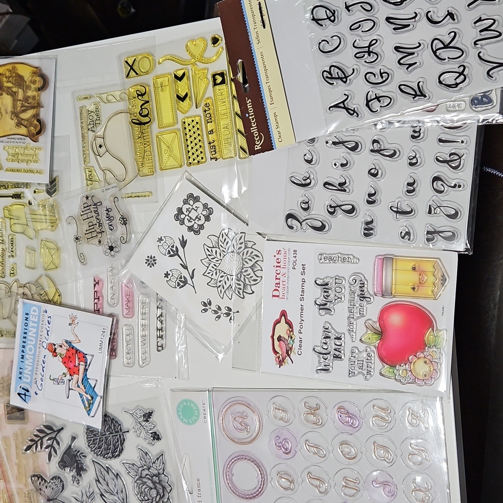 Clear Cling Stamp lot - Picture 3 of 8